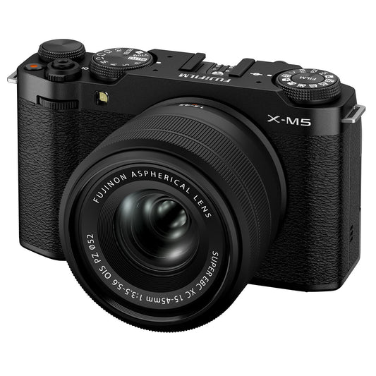 Fujifilm X-M5 Black Camera Body w/ 15-45mm - 1736188