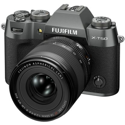Fujifilm X-T50 w/ 16-50mm - Charcoal Silver - 1643192