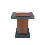 Smart Lectern L 70 x W 47 x H 90/130 cm For Smart Presentations, Power Coating, High Pressure Lamination, Power Connectivity, HDMI, Height Adjustable, Led Neck Light - 201183
