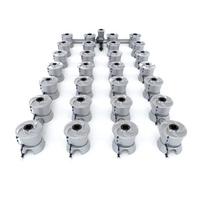 Alien Hydroponics 28 Pot (4 Row) V-System RDWC - BD100-0428