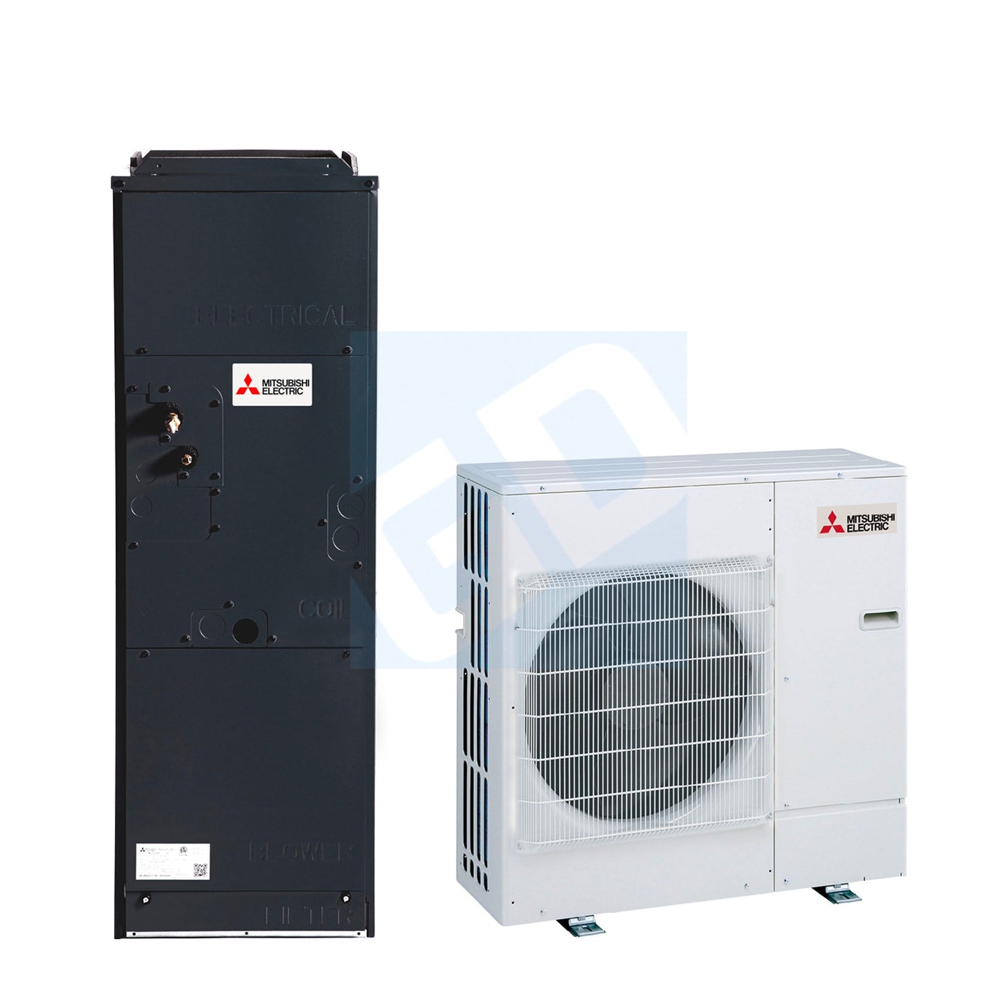 Mitsubishi 30,000 BTU Commercial Ceiling Cassette Single Zone Heat Pump Unit (PLA-A30EA8 & PUZ-A30NHA7) - PLA-A30EA8/PUZ-A30NHA7