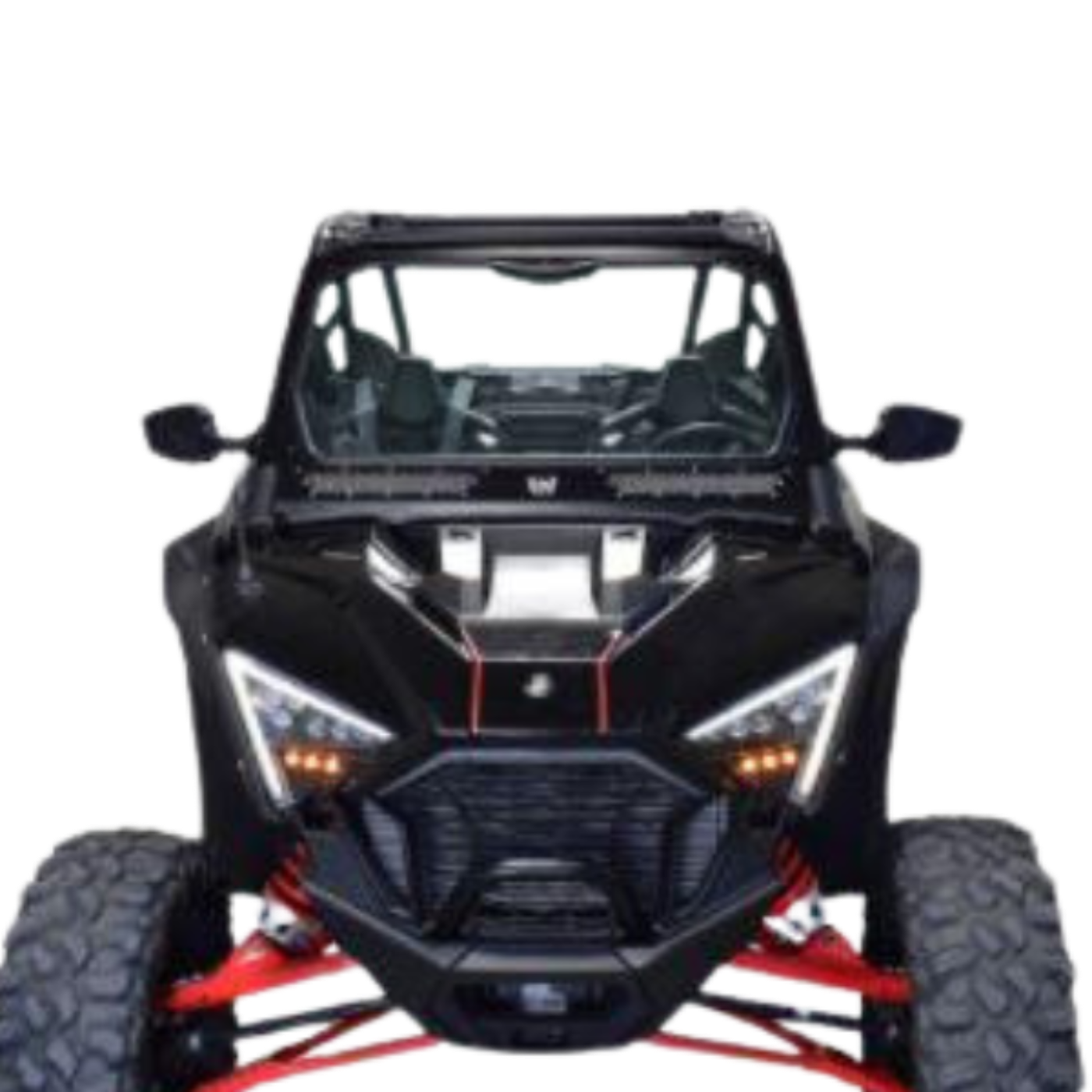 Moto Armor Can-Am Maverick X3 Vented Full Glass Windshield (2017+) - MA-X3-WS-GLS-BLK-Y Polaris RZR Pro XP Full Glass Windshield Two-Vent Model (2020+) - MA-RZPRO-WS-2V-GLS-BLK-B-Y