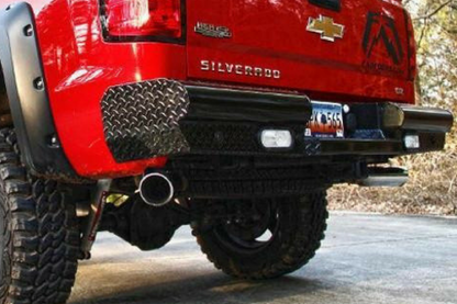 Fab Fours CS14-T3150-1 GMC Sierra 1500 2014-2018 Black Steel Rear Bumper