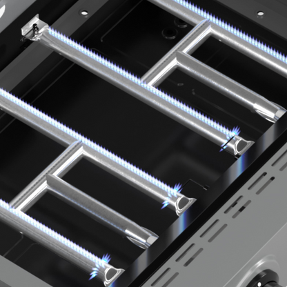 TYTUS Emberwood Gas Griddle with Grill and Prep Cart - TDT-CRT-GGRD