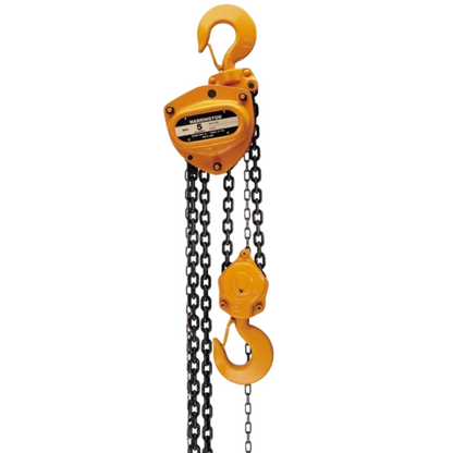 Harrington CF050-20 Hand Chain Hoist with 5 Ton Lift Capacity & 20FT Chain - Reconditioned - Harrington CF050-20