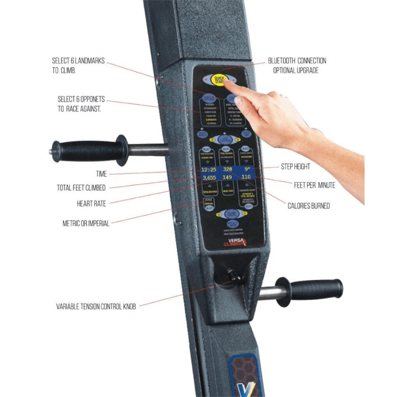 VersaClimber SM Sport Model with Bluetooth - Backyard Provider