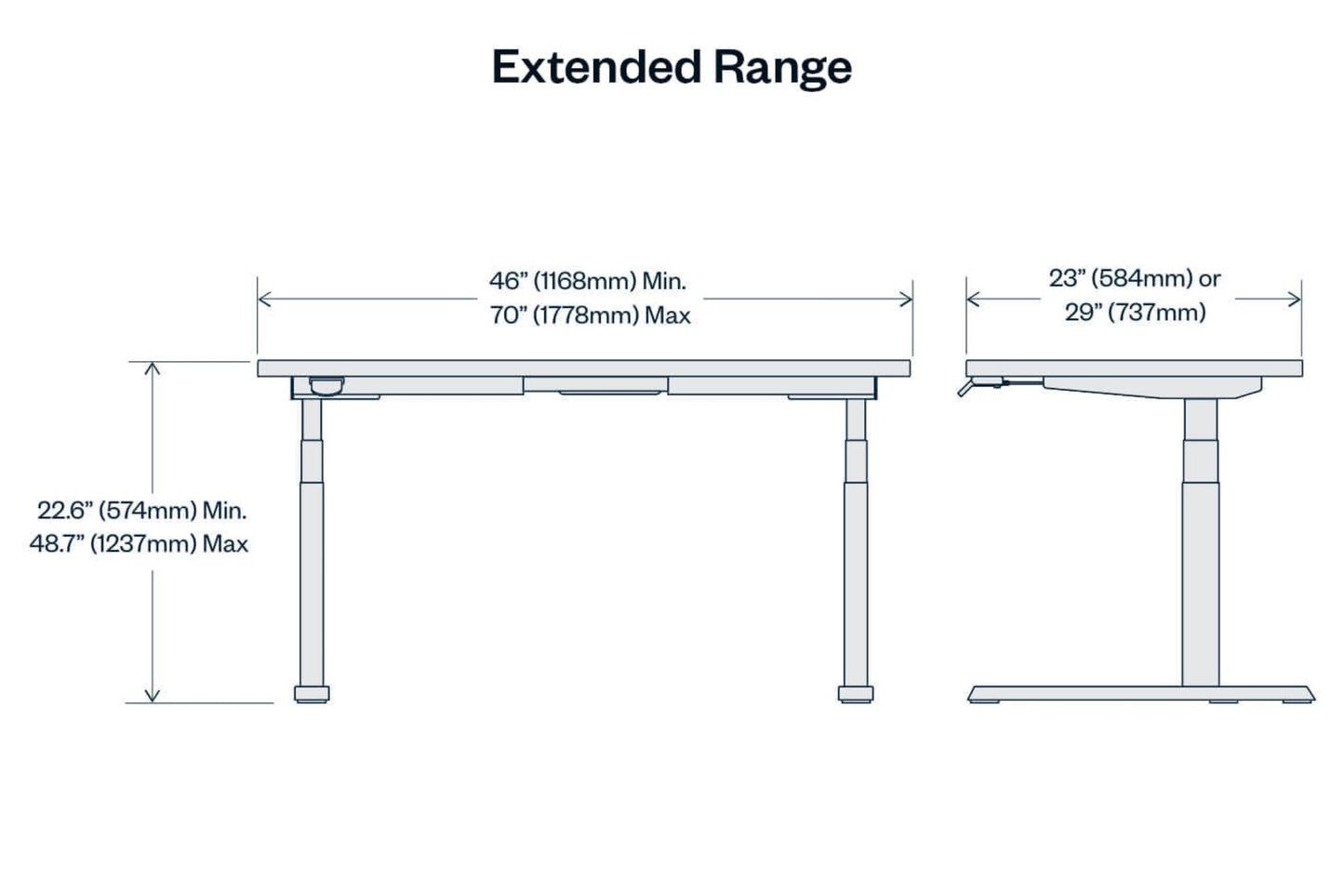 Upside Sit-to-Stand Desk - BP01676