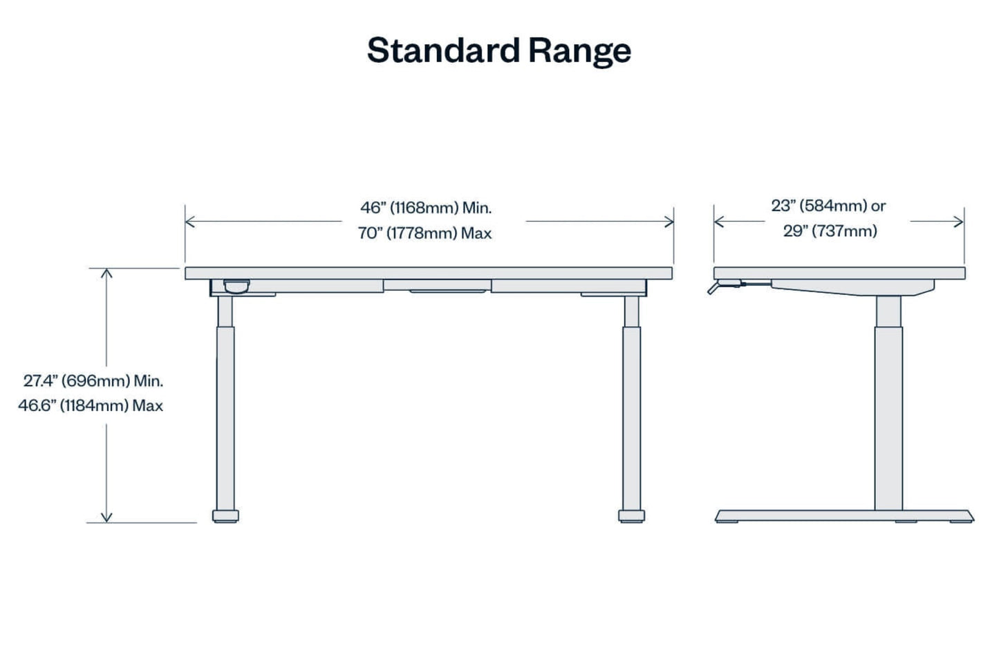 Upside Sit-to-Stand Desk - BP01676