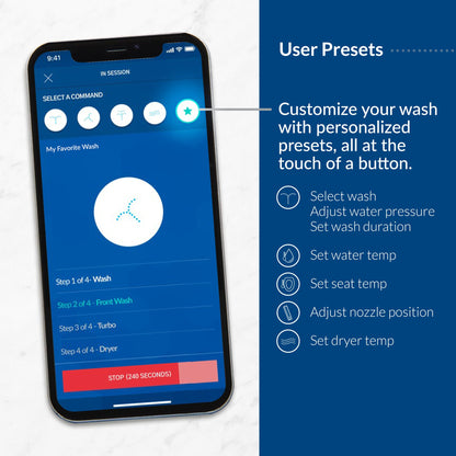 Bio Bidet BB-1200 Elongated Bidet Toilet Seat with Bemis Living App - 7ZBB1200E 000