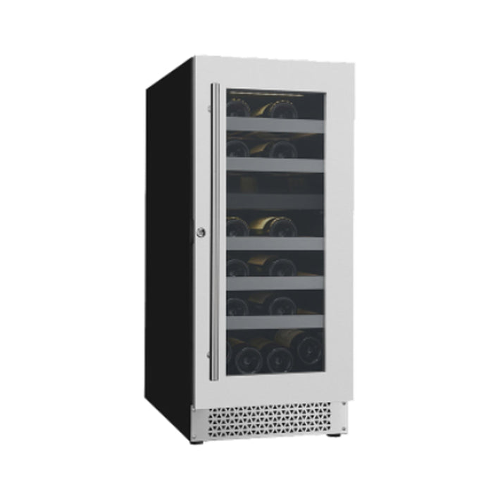 Cavavin Vinoa Collection - 15 In. Wine Cooler in Stainless Steel - 24 Bottle - V-024wdz