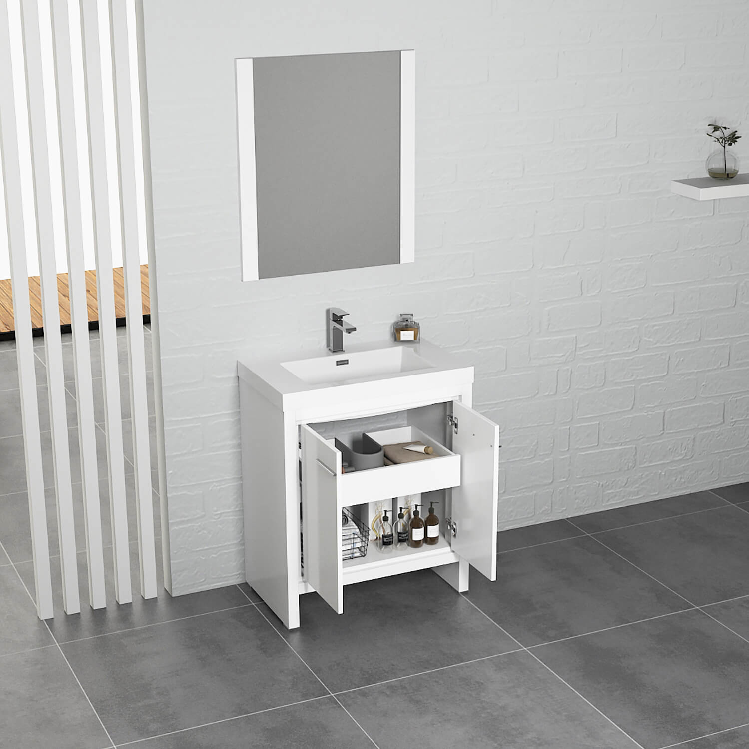 Blossom Milan Bathroom Vanity - Thumbnail 5