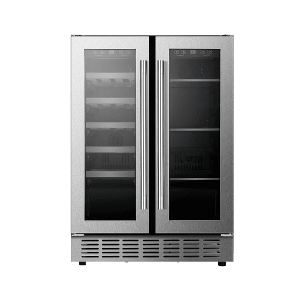 Vitara - 24" French Door Wine and Beverage Center - Stainless Steel | VBWC4002SB