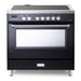 Verona - Designer 36" Induction Single Oven - 5 Elements _ VDFSIE365SS