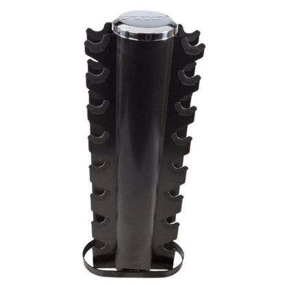 Troy  USA Sports by Troy  Rubber Hex Dumbbell Set with Rack - VERTPAC-HDR30G