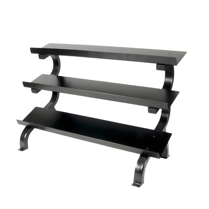 Troy  12-Sided Dumbbells & Rack Set - VERTPAC-TSDR75