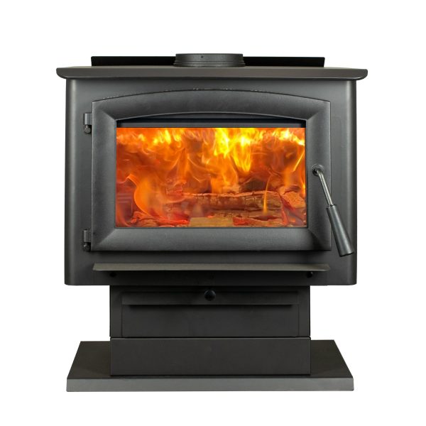 Vogelzang 2,500 Sq. Ft. Pedestal Wood Stove