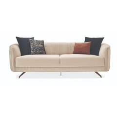 Enza Home US Vienna 3 Seater Sofa - 2041 - K1 - 10507 Ecru - AR:215 - 1431716