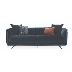 Enza Home US Vienna 3 Seater Sofa 2041 K2 10502 Petrol - 1431718 - Backyard Provider