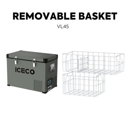 ICECONEW！37QT VL35ProS Olive 12V Metal Single Zone Fridge Freezer - VL35PRO-OLIVE