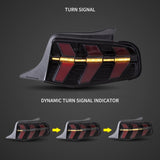 Auxbeam LED Tail Lights for 2010–2012 Ford Mustang, Smoked - ZC000162