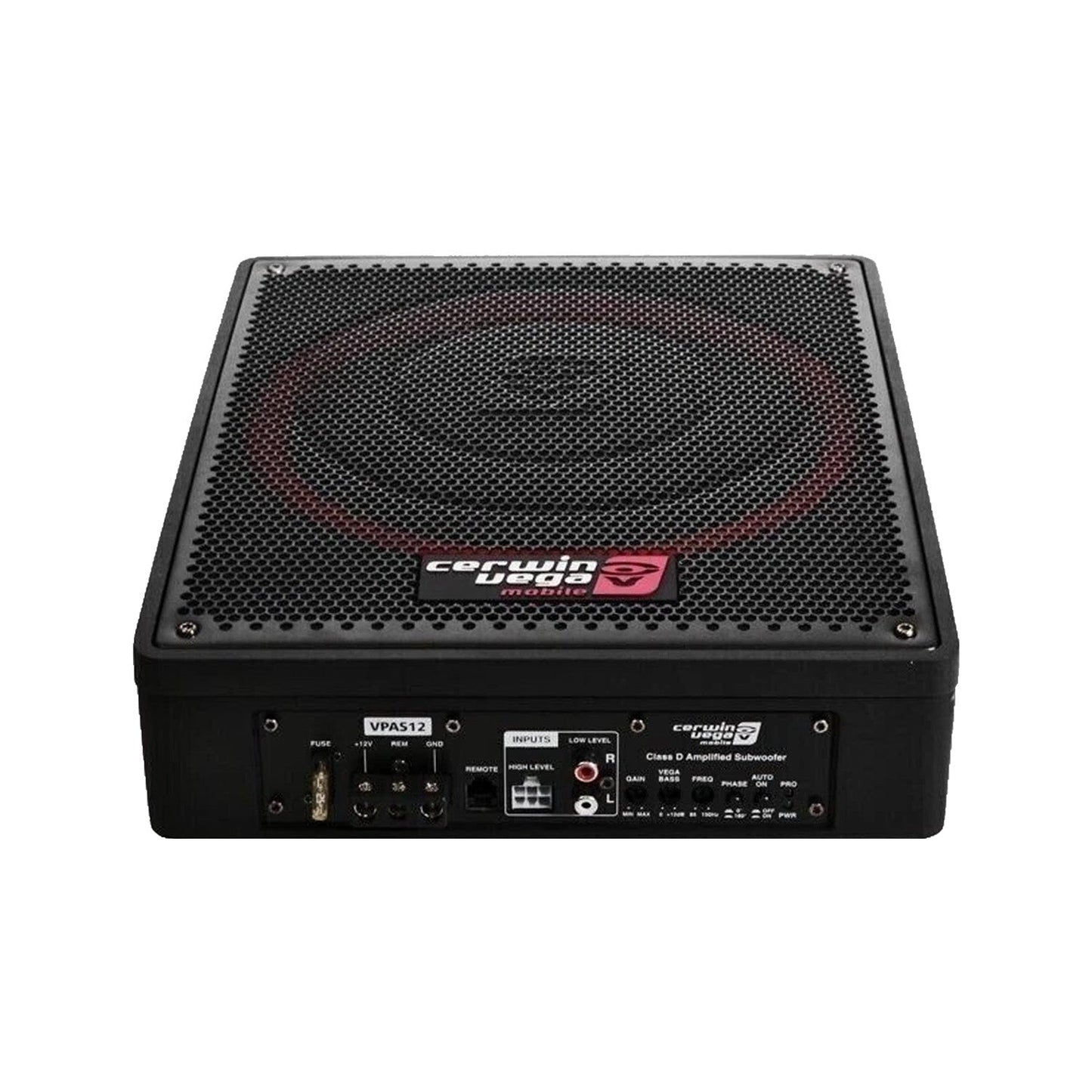 Cerwin-Vega" Vega Series Compact Powered Subwoofer with Passive Radiator - VPAS12