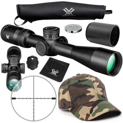 Vortex Optics Viper HD 3-15x44 SFP VMR-3 (MRAD) 30mm Tube Riflescope (VPR-31503) - VPR-31503