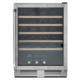 Vinotemp 51-Bottle Single-Zone Wine Cooler (Stainless Steel) - VT-51SZ01SS