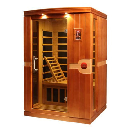Dynamic Saunas Venice 2-Person Low EMF FAR Infrared Sauna (DYN-6210-01) - DYN-6210-01