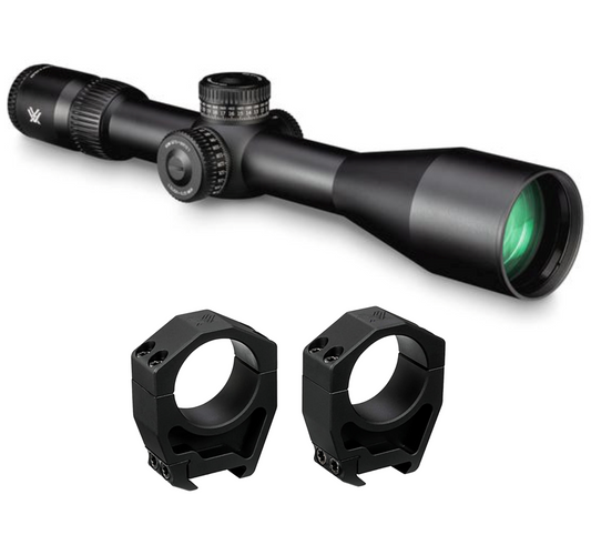 Vortex Optics Venom 5-25x56 FFP EBR-7C MOA with Vortex Precision Rings Set Bundle - VEN-52501_PMR-34-145