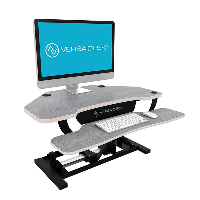 VersaDesk Power Pro Corner Electric Standing Desk Converter