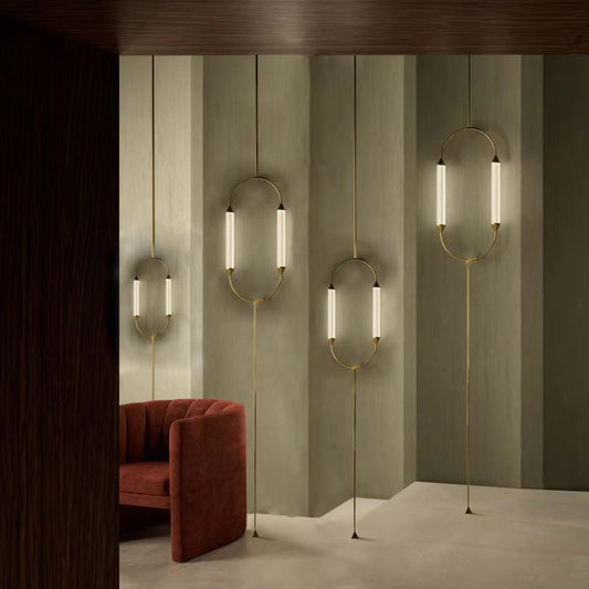 Cirque Floor-to-Ceiling Ellipse Lamp - Procure Décor