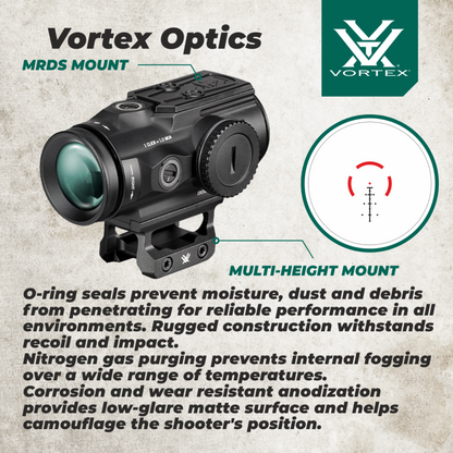Vortex Optics Spitfire HD Gen II 5x Prism Scope - SPR-500