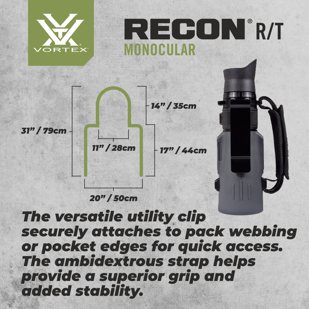 Vortex Optics Recon R/T 15x50 RT155 Scope Monocular with Free Hat and Pen Bundle - RT155_Hat-CD_LCP