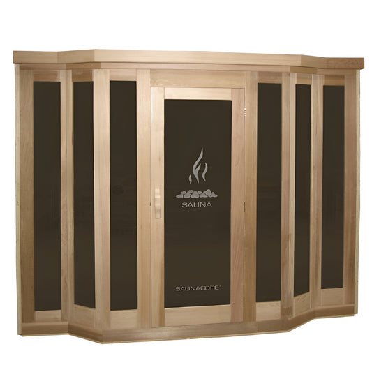 Saunacore Vu Classic Traditional Indoor Saunas - V4x6