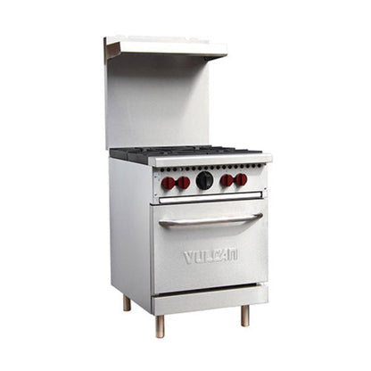 Vulcan SX24-4B 24" Natural Gas 4-Burner Range With Standard Oven - 143,000 BTU - SX24-4B NG