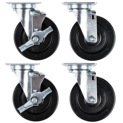Vulcan CASTERS-RR4 5" Swivel Casters - CASTERS-RR4