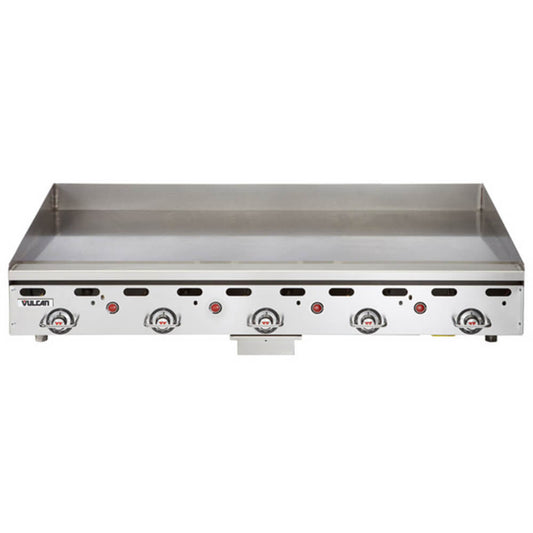 Vulcan MSA-60-101 60 Countertop Natural Gas Griddle with Snap-Action Thermostatic Controls - 135 000 - MSA60-101