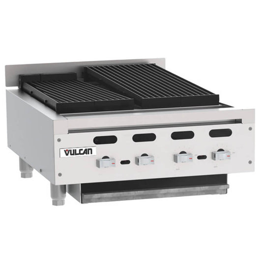 Vulcan VACB25 - 201 Achiever 25 Medium-Duty Radiant Liquid Propane Gas Charbroiler - 68 000 BTU - VACB25-201