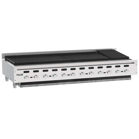 Vulcan VACB72-201 Achiever Liquid Propane 72" Medium-Duty Radiant Charbroiler - 208,000 BTU - VACB72-201