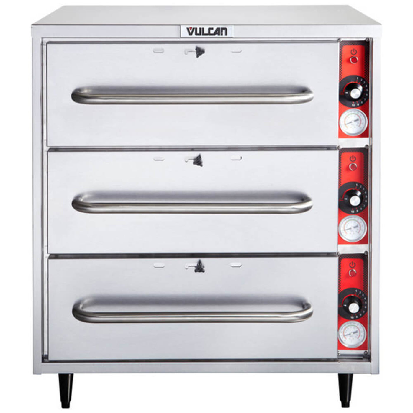 Vulcan VW3S Freestanding Three Drawer Warmer - 120V, 1425W - VW3S