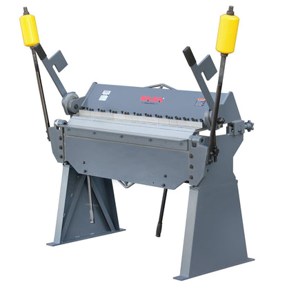 KAKA INDUSTRIAL Sheet Metal Brake, 49-Inch Box and Pan Brake, Industrial-Grade Sheet Metal Bender Machine,12-Gauge Mild Steel Capacity Pan and Box Brake, 0-135 Degree Adjustable W-4812