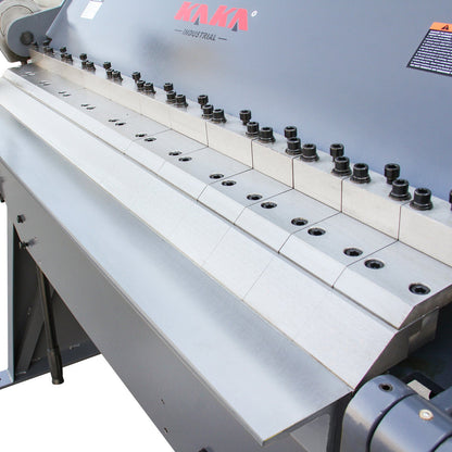 KAKA INDUSTRIAL Sheet Metal Brake, 49-Inch Box and Pan Brake, Industrial-Grade Sheet Metal Bender Machine,12-Gauge Mild Steel Capacity Pan and Box Brake, 0-135 Degree Adjustable W-4812