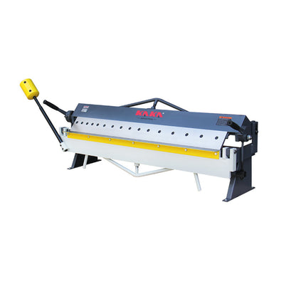 KAKA INDUSTRIAL Box and Pan Brake, 48-Inch Metal Brake, 16 Gauge Mild Steel Capacity Pan and Box Brake, Heavy-Duty Bending Brake with 16 Fingers, 1–135 Degree Adjustable W-4816Z - 173123