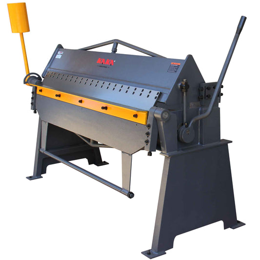 KAKA Industrial W-6018H 60-Inch Heavy-Duty Pan and Box Brake, 18-Gauge Mild Steel, High Versatility and Durability Sheet Metal Box Pan Brake - 173142