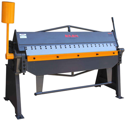 KAKA Industrial W-6018H 60-Inch Heavy-Duty Pan and Box Brake, 18-Gauge Mild Steel, High Versatility and Durability Sheet Metal Box Pan Brake - 173142