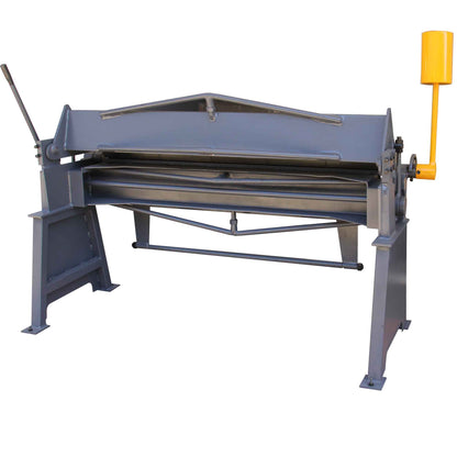 KAKA Industrial W-6018H 60-Inch Heavy-Duty Pan and Box Brake, 18-Gauge Mild Steel, High Versatility and Durability Sheet Metal Box Pan Brake - 173142