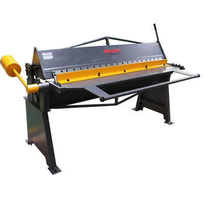 KAKA Industrial W-6018H 60-Inch Heavy-Duty Pan and Box Brake, 18-Gauge Mild Steel, High Versatility and Durability Sheet Metal Box Pan Brake - 173142