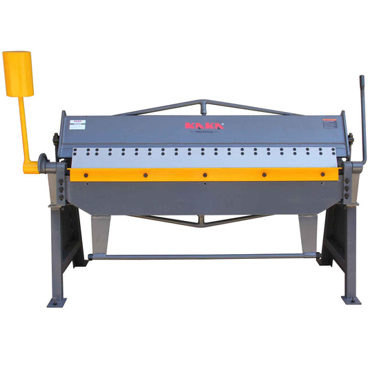 KAKA Industrial W-6018H 60-Inch Heavy-Duty Pan and Box Brake, 18-Gauge Mild Steel, High Versatility and Durability Sheet Metal Box Pan Brake - 173142