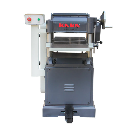 Kaka industrial WDP-4215 ,15 inch Width 8" Max Height,Woodworking Planer with Built in Mobile Base and Helical Cutterhead  220V-60HZ-1PH - 473050V220