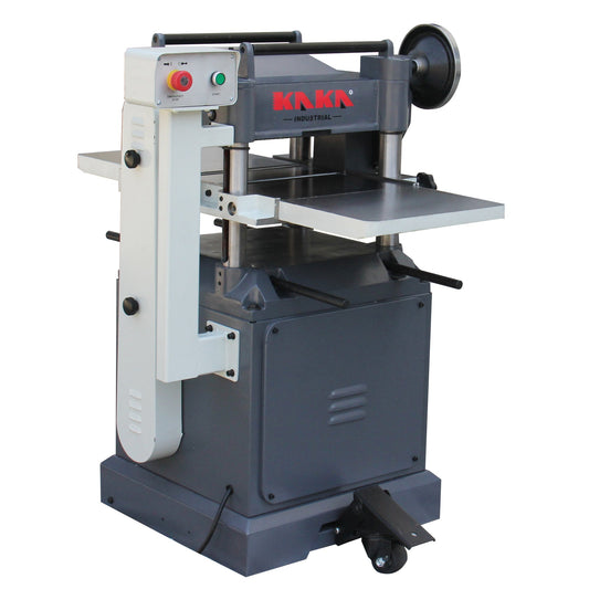 Kaka industrial WDP-4215 ,15 inch Width 8" Max Height,Woodworking Planer with Built in Mobile Base and Helical Cutterhead  220V-60HZ-1PH - 473050V220